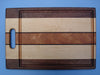 Signature Collection Large Cutting Board with Handle - Sapele, Maple, Walnut & Cherry