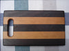 Farmhouse Collection Small Cutting Board with Handle - Walnut & Cherry