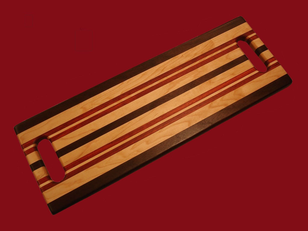 Highlight Series Breadboard - Walnut, Maple & Padauk