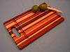 Lucky Stripes Collection Medium Cutting Board with Handle - Random Hardwoods