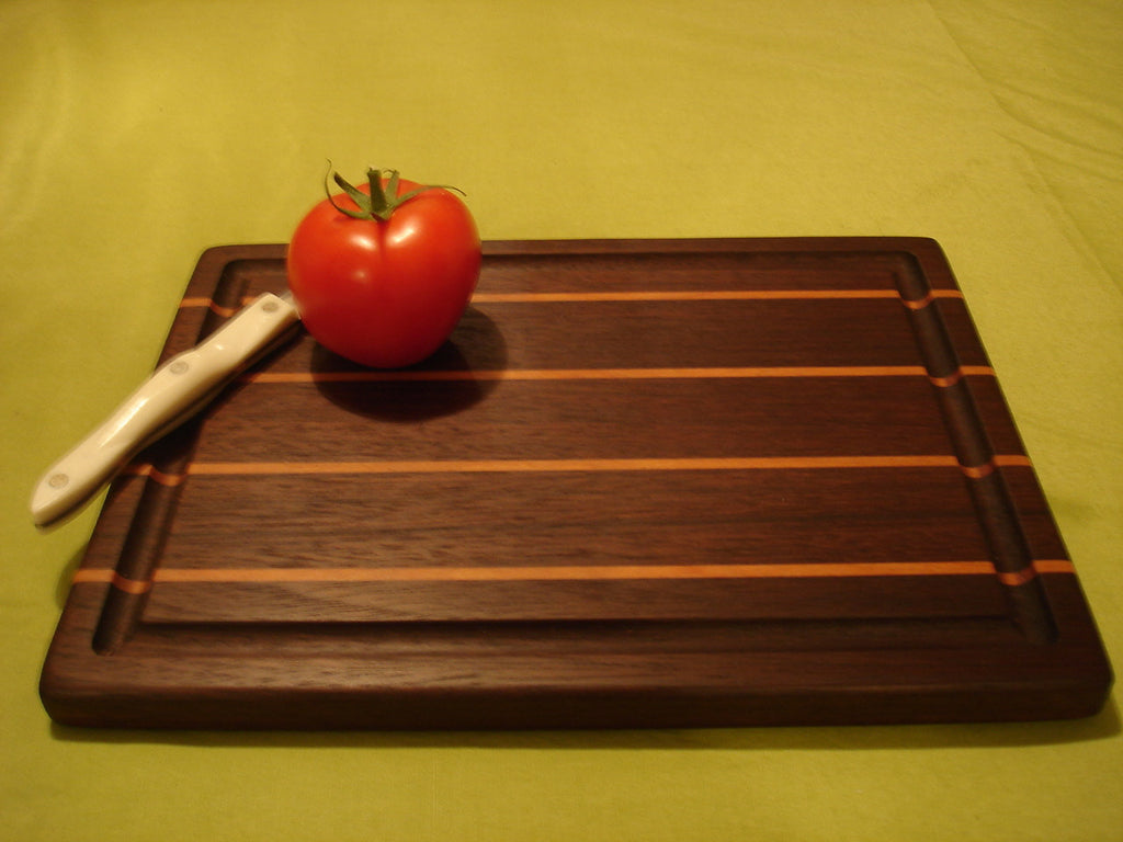 OUTLET STORE - Pinstripe Series Medium Cutting Board - Walnut & Cherry
