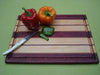 Route 66 Series Large Cutting Board - Purpleheart, Cherry & Maple
