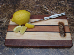 Edge-Grain Cutting Boards Small with Handle (7" X 12" X 3/4")