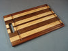 Woodland Series Large Cutting Board with Handle - Sapele, Maple & Walnut
